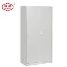 Custom steel office furniture KD powder coated 2 door employee locker